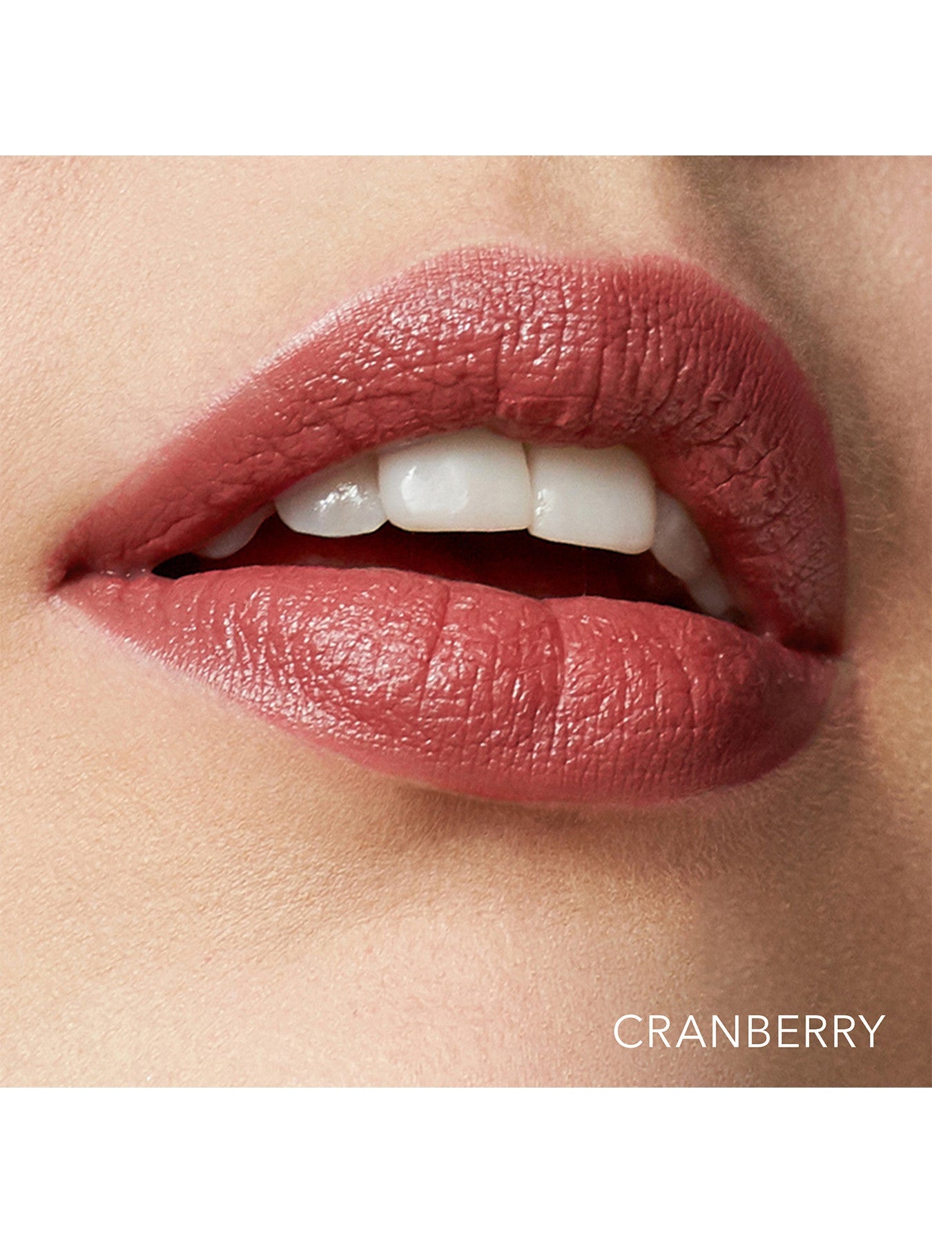 Zerdrückte Lippenfarbe