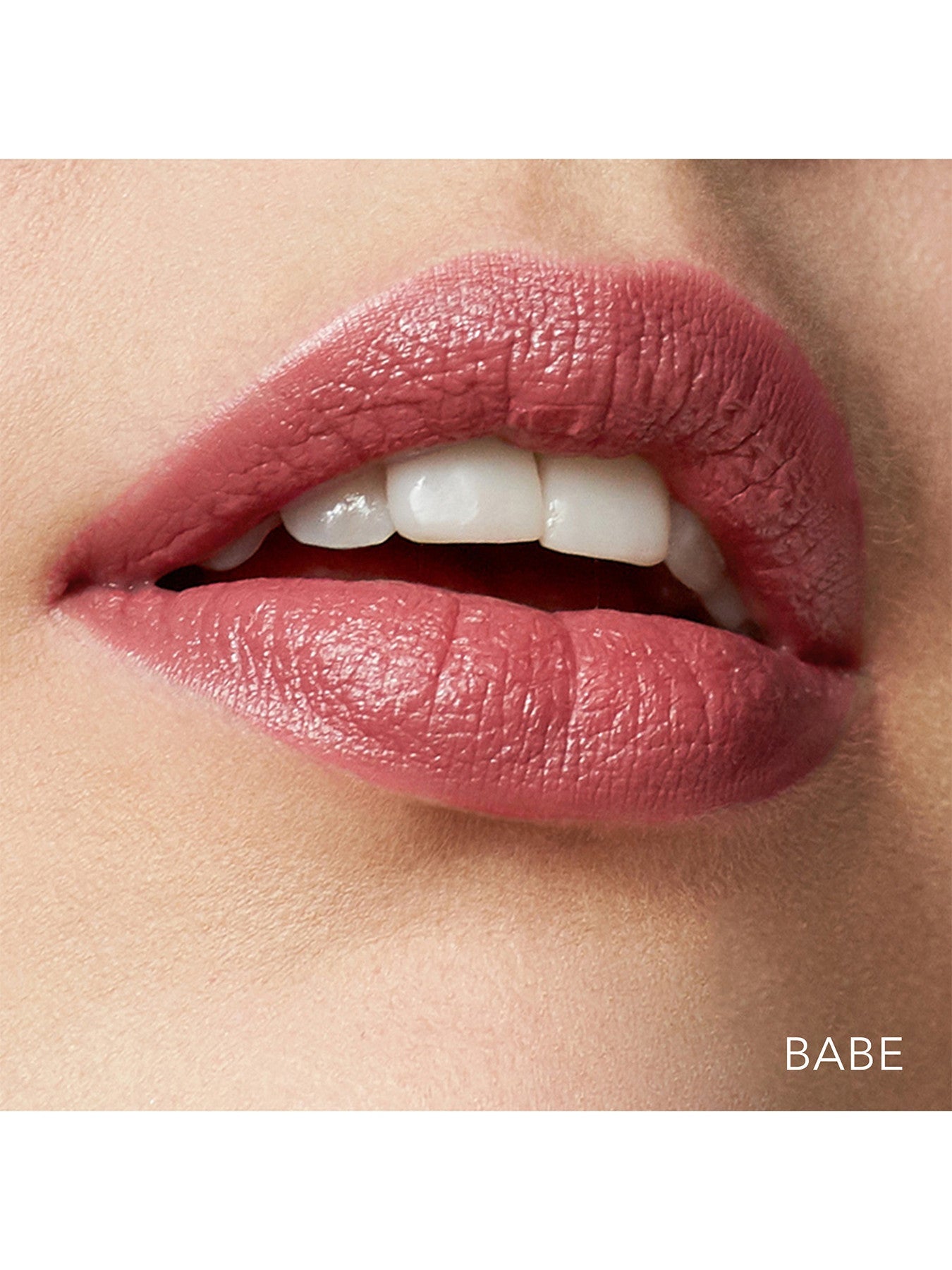 Zerdrückte Lippenfarbe