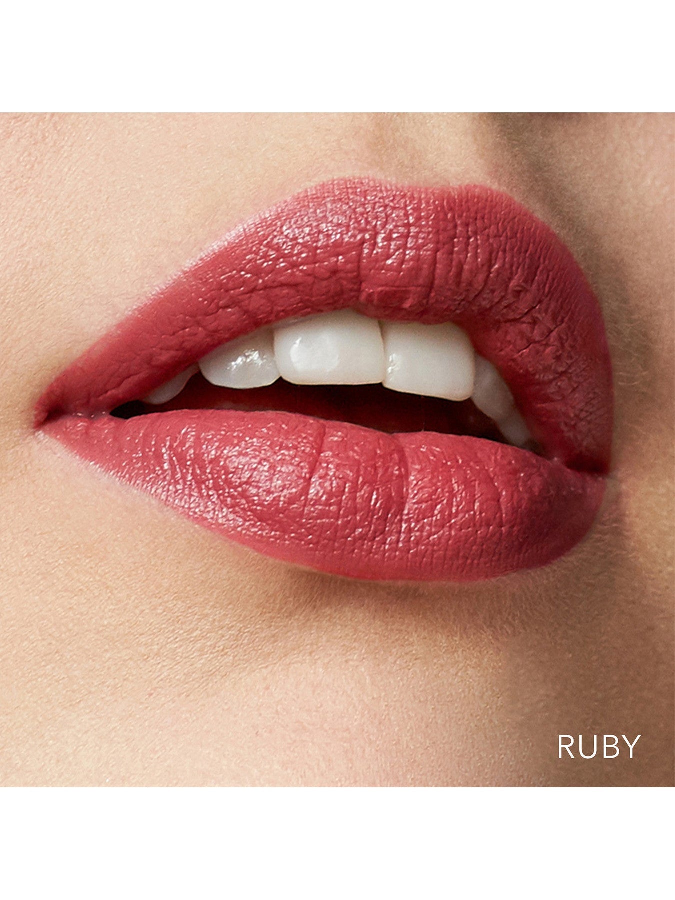 Zerdrückte Lippenfarbe