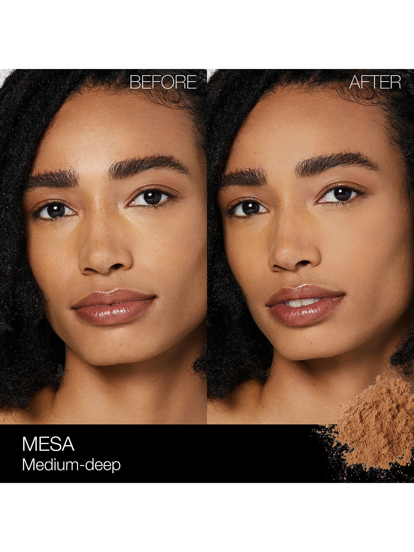 Lichtreflektierender Fixierpuder lose