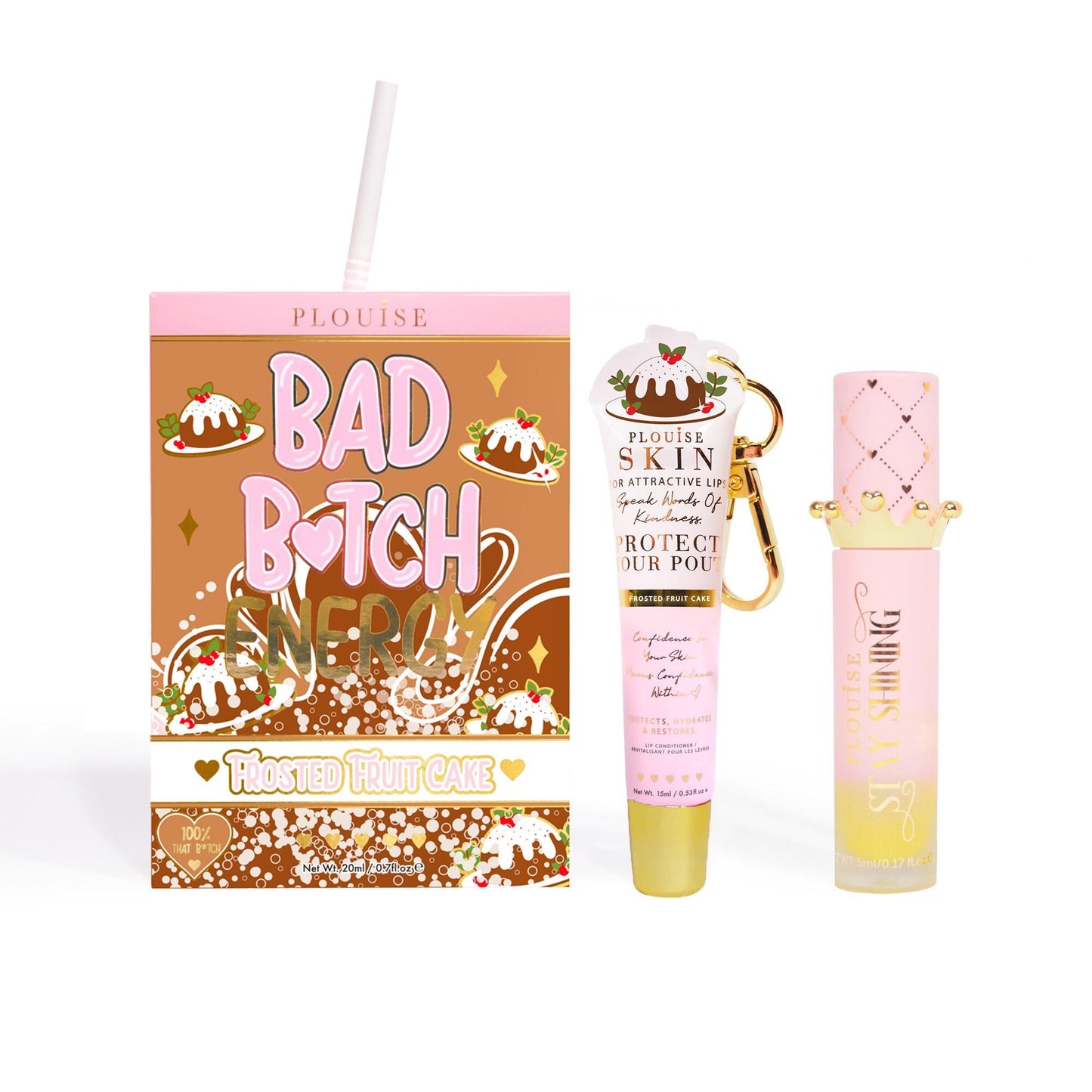 P. Louise Bad Bitch Energy Lip Duo – Weihnachtsedition