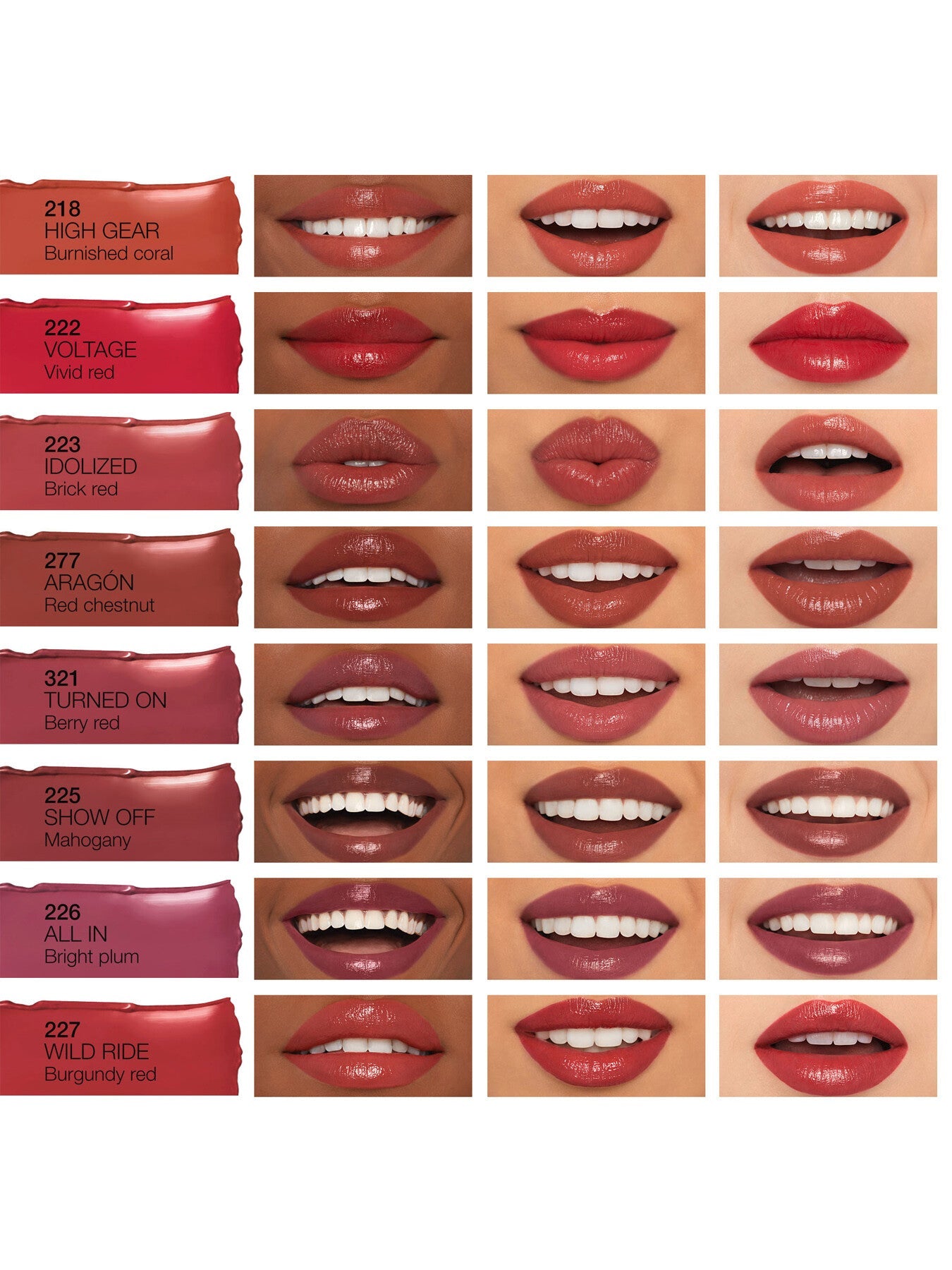 Nars Afterglow Sensual Shine Lipstick