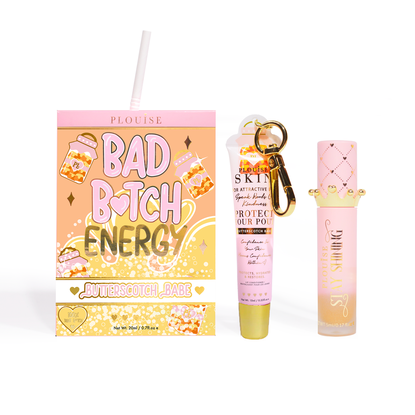 P. Louise Bad Bitch Energy Lip Duo – Weihnachtsedition