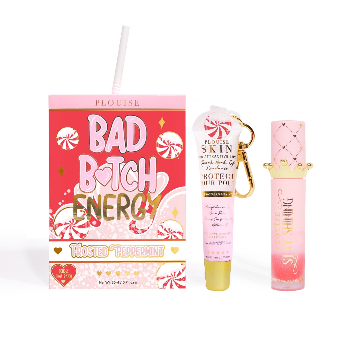 P. Louise Bad Bitch Energy Lip Duo – Weihnachtsedition
